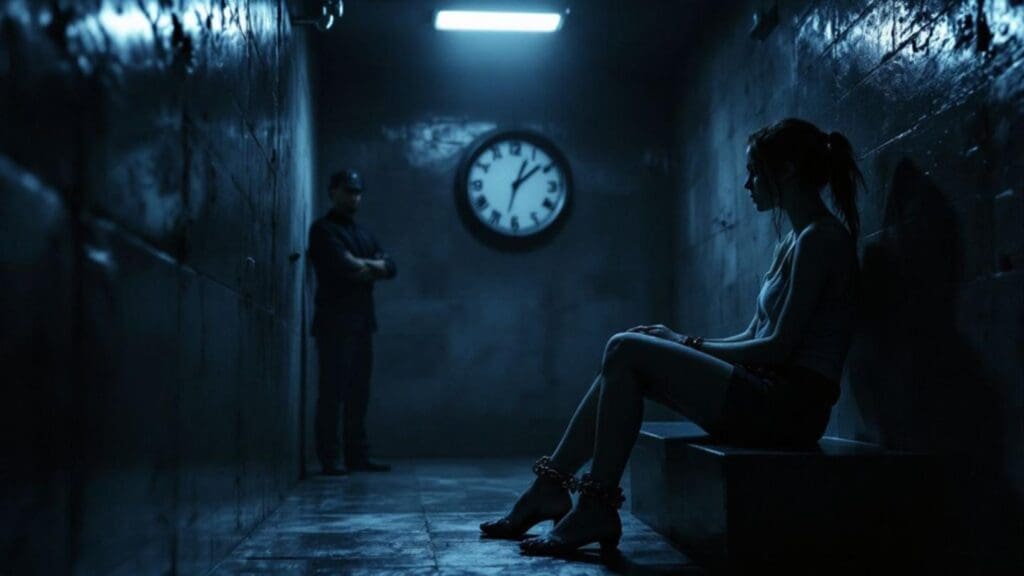 Interrogation Room With Suspect